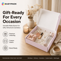 Boîtes cadeaux personnalisées écologiques pour biscuits et beignets, rose clair, emballage alimentaire pour cafés et boulangeries, directement de l'usine