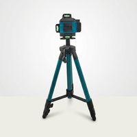 Niveau laser rotatif 4D 16 lignes auto-nivelant vert 360°, lignes horizontales et verticales croisées, batterie au lithium