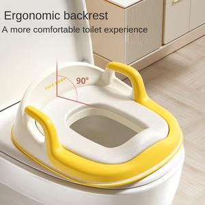 Kursi Toilet anak besar, tempat duduk latihan dengan sandaran lengan dan sarung bantal khusus - Product Image 4