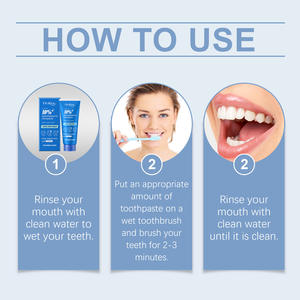 Tiktok Hot Sûr et doux Protège les dents contre le blanchiment et le lustre Dentifrice à la menthe poivrée - Product Image 3