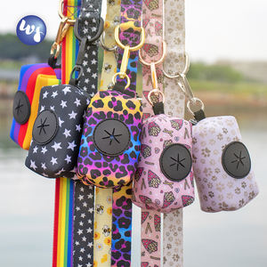 Kişiselleştirilmiş açık yürüyüş evcil hayvan aksesuarları köpek kaka torbası özel baskı desen pet yaka tasma eşleştirme - Product Image 3