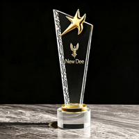 Trophée en cristal personnalisé, écologique et moderne, pour événements de compétition, vente en gros, nouveauté 2026, promotion exceptionnelle