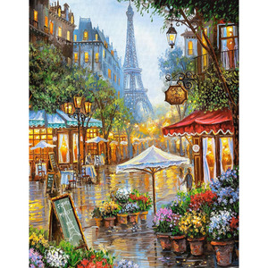 <span class=keywords><strong>France</strong></span> Tour Paysages 5D DIY <span class=keywords><strong>Diamant</strong></span> Peinture Kit Tissu Imprimé Pierres Précieuses Perles <span class=keywords><strong>Broderie</strong></span> Produit du Fabricant - Product Image 1
