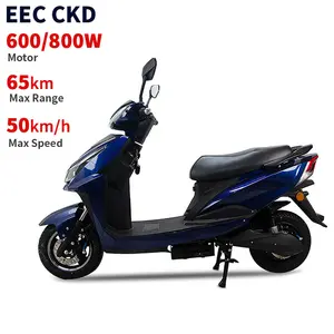 CKD sepeda motor elektrik langsung pabrik 10/12 inci 600W/800W motor 50km/jam kecepatan produsen motor skuter listrik murah