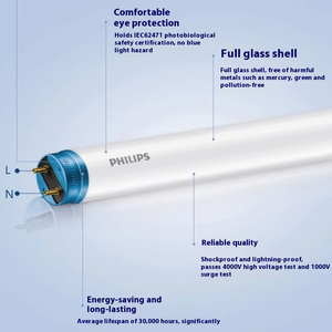 <span class=keywords><strong>PHILIPS</strong></span> LED Tube Corepro Tube 8W 14,5 W 18W 600MM 1200MM Single End Tube Essential <span class=keywords><strong>T8</strong></span> G13 4000K/6500K 220V Lámpara <span class=keywords><strong>PHILIPS</strong></span> - Product Image 3