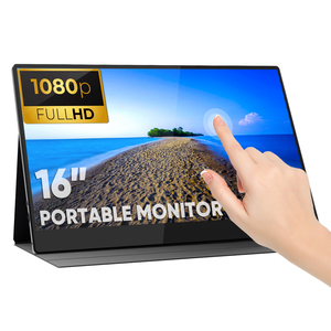 1080p 16 \ "מגע מסך נייד USB-C צג נייד עבור צג hdmi כפול עבור mac חלונות ipad mac - Product Image 1