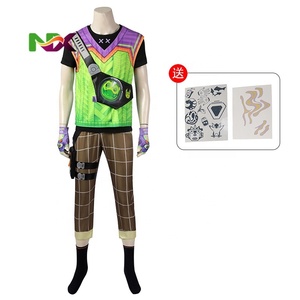 Disfraz de <span class=keywords><strong>Cosplay</strong></span> de <span class=keywords><strong>Valorant</strong></span> Gekko, Conjunto Completo de Accesorios, Traje de Anime 2D para Videojuegos, Disponible en Stock - Product Image 1