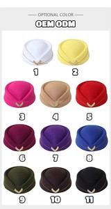 ENVÍO GRATUITO Disfraz de Aviador Personalizado, Cosplay de Azafata, Uniforme de Etiqueta para Azafatas, Gorra de Boina - Product Image 6