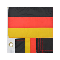 Drapeaux nationaux imperméables 90x150cm (3x5ft) à double couture, en polyester, personnalisables, vente en gros directe usine