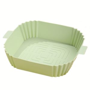 Cesta de silicona universal reutilizable para freidora de aire, apta para alimentos, revestimiento de silicona para freidora de aire, bandeja de silicona para hornear en freidora de aire - Product Image 3