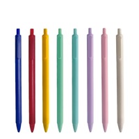 Stylo bille personnalisé uni à bouton-poussoir, idéal comme cadeau promotionnel créatif pour événements d'entreprise