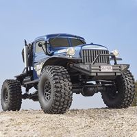 Camion tout-terrain RC FMS Atlas 1/10 4WD RTR 35T avec moteur 550, 2,4 GHz, 15 km/h, 2 vitesses, 40A, 340 mm, LED, 3S pour voiture RC tout-terrain