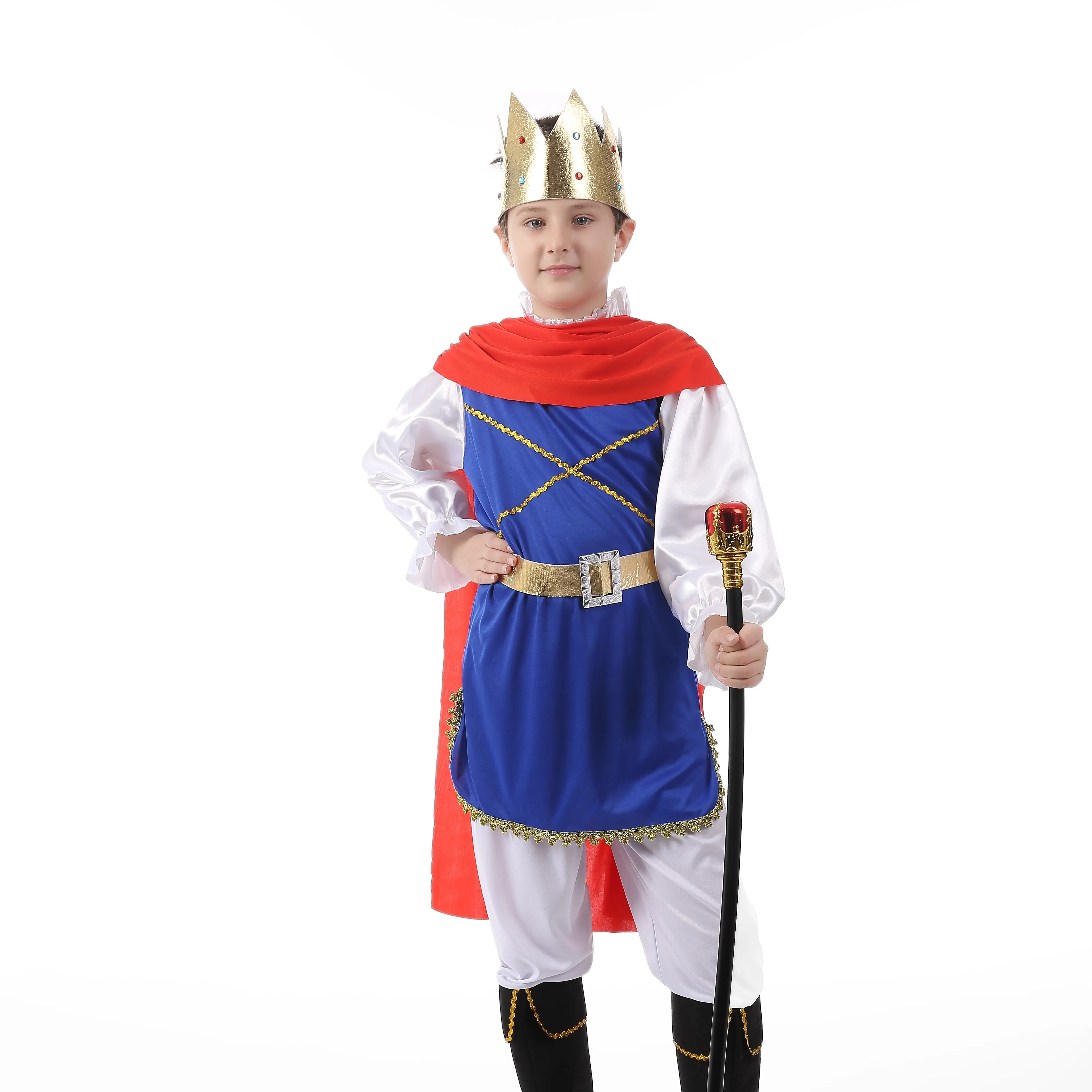 Cosplay Halloween Costume Kids Boys Prince Snow White Cartoon Figure--HSG19176