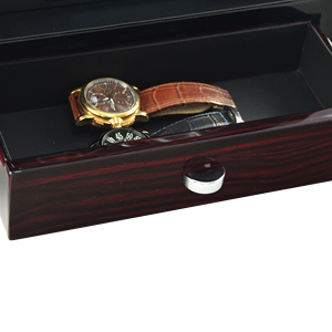 <span class=keywords><strong>Caja</strong></span> de Almacenamiento para Relojes Mecánicos con Dispositivo de Cuerda Automática y Función de Rotación, Material de Cristal - Product Image 5