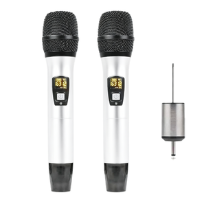 SP-VMP14คาราโอเกะในครอบครัวไมโครโฟนไร้สาย VHF อเนกประสงค์แบบพกพาตัวรับสัญญาณ cardioid กลางแจ้ง /mall/church events - Product Image 2