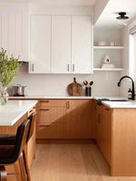 Ensemble de meubles de cuisine modulaires personnalisés, étanches, avec comptoir, en MDF et contreplaqué, pour maison et villa