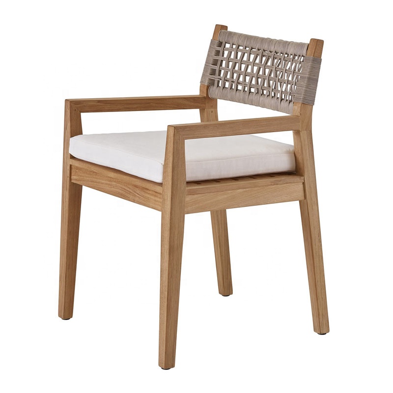 New arrival outdoor furniture solid wood patio garden dining set
