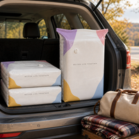Sac de rangement sous vide de qualité alimentaire sans pompe avec valve à pression manuelle pour les voyages et les déménagements, pochette à soufflets épais, gain de place