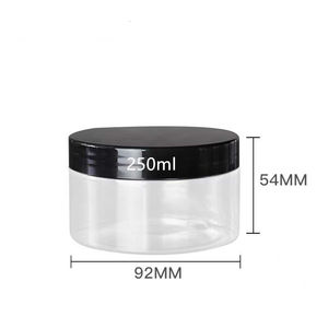 Venta al por Mayor de Frascos de Plástico PET Transparente de 100g 120g 150g 200g 250g 300g 400g 500g con Tapa de Rosca de Aluminio y Plástico - Product Image 4