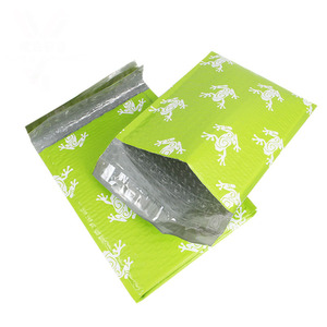 Custom Logo <strong>Bubble</strong> Mailers Poly Envelope Packaging <strong>Recycle</strong> Eco-friendly Marine Green Shipping Bags Printed Colored Padded <strong>Wrap</strong> - Product Image 3