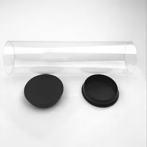 41mm di diametro esterno cilindrico trasparente tubo di imballaggio, piccoli oggetti trasparente display di imballaggio