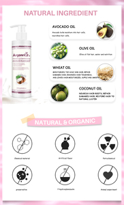 <span class=keywords><strong>Balsamo</strong></span> per capelli liscio anti-crespo con trattamento alla cheratina al burro <span class=keywords><strong>di</strong></span> karité biologico ARGANRRO con <span class=keywords><strong>olio</strong></span> <span class=keywords><strong>di</strong></span> <span class=keywords><strong>cocco</strong></span> - Product Image 4