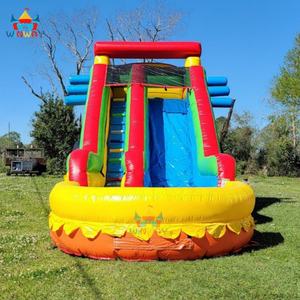 Tobogán Acuático Inflable Comercial de Carreras de 16 Pies en Venta - Product Image 3