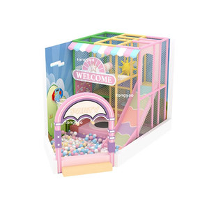 TONGYAO Parco Giochi Interattivo Morbido per Interni/Esterni con Piscina di Palline, Zip Line, Parete Sensoriale, Telaio in Acciaio Zincato, Capacità 500kg - Product Image 4