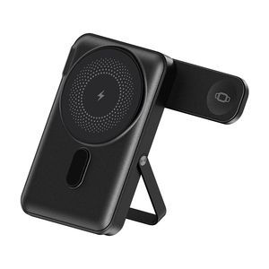 Sạc dự phòng không dây 3 trong 1 thông minh 10000mah tích hợp giá đỡ, sản phẩm mới sáng tạo, từ tính, dành cho điện thoại, thiết bị điện tử tiêu dùng - Product Image 5