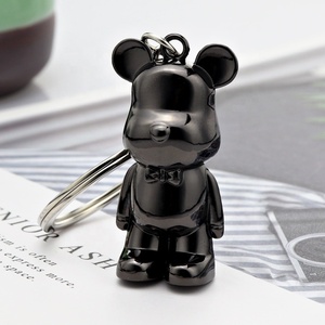 2022 mới nhất dễ thương Gấu Keychain bán buôn 3D chất lỏng bạo lực gấu Keychain hợp kim và vật liệu kẽm cho các phím và quà lưu niệm - Product Image 2