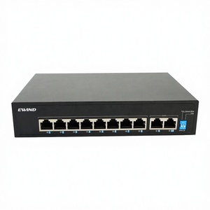 Ewind สวิตช์อีเธอร์เน็ตแบบเร็ว8 + 2พอร์ต10/100Mbps Reverse POE with selectable POE OUT 2.0Gbps VLAN รองรับ - Product Image 2