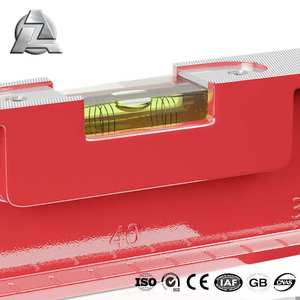 أداة تسوية ZJD-BT120 لأجزاء آلات النجارة، 3 فقاعات تسوية ألومنيوم سهلة القراءة على شكل حرف I، أداة تسوية مغناطيسية قوية - Product Image 2