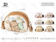 Borsa a Tracolla con Disegno di Capibara, 7 Pollici, Chiusura con Zip, in Poliestere, per Uso Quotidiano - Product Image 1