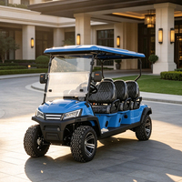 Système audio haut de gamme OEM, 8 haut-parleurs, voiturette de golf électrique 6 places avec haut-parleur Bluetooth