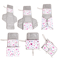 Tapis à langer portable pour bébé, idéal pour la maison et les voyages, en tissu bio, très vendu