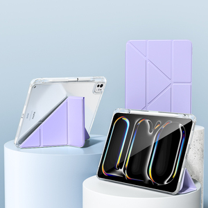 2024 nouveauté Y pli doux bébé peau silicone dos tablette étui pour <span class=keywords><strong>iPad</strong></span> pro5 11 pouces - Product Image 1