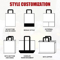 Sac fourre-tout en coton biologique avec logo personnalisé, motif de lettres, réutilisable, durable, en toile, vente en gros d'usine pour les salons professionnels, utilisation en cadeau