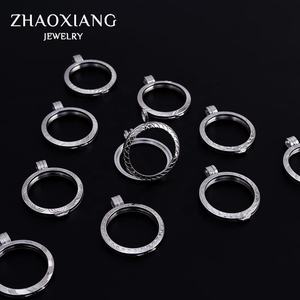 Venta al por mayor collares joyería puede poner imagen dentro foto redonda llama Acero inoxidable 2021 regalo clásico - Product Image 1