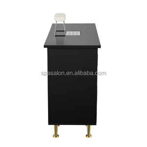 Mesa de Manicura Portátil Multifuncional LUXMARS, Fácil de Limpiar, con Ruedas Bloqueables, Mesa de Uñas para Salón de Belleza, Sala de Estar, Entrada de Centro Comercial - Product Image 2