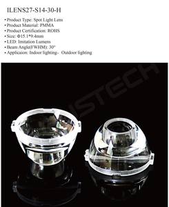 고품질 15mm 아크릴 LED 라이트 렌즈 30도 빔 각도 5050 SMD LED 광학 렌즈 - Product Image 3