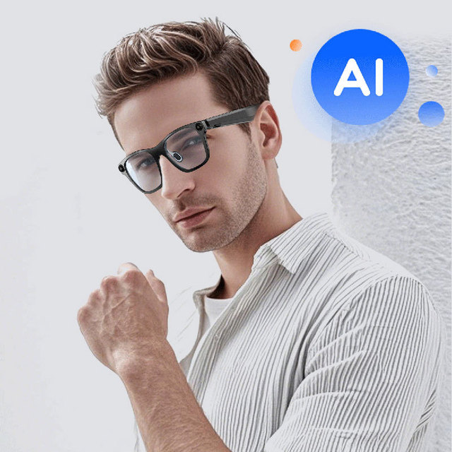 First-person Perspective Smart S336 AI Smart Glasses Anti Blue Light 2000W Pixel Camera Take Photos Video Recording Life