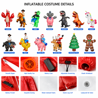 Costume gonflable amusant pour adultes, accessoires de cosplay pour fête d'Halloween, costume de homard ou de crabe gonflable