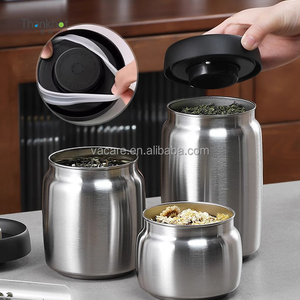 Vacare Récipients de stockage d'aliments scellés sous vide 1-Touch 400ml 800ml 1200ml Récipients carrés réutilisables à couvercle rabattable - Product Image 3