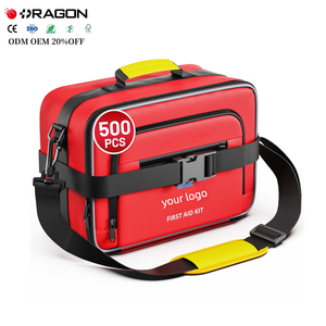 Accesorio de kit médico 500 PCS Botiquín de <span class=keywords><strong>primeros</strong></span> <span class=keywords><strong>auxilios</strong></span>, botiquín de emergencia impermeable, <span class=keywords><strong>primeros</strong></span> <span class=keywords><strong>auxilios</strong></span> de trauma de supervivencia para viajes al aire libre en automóvil - Product Image 2