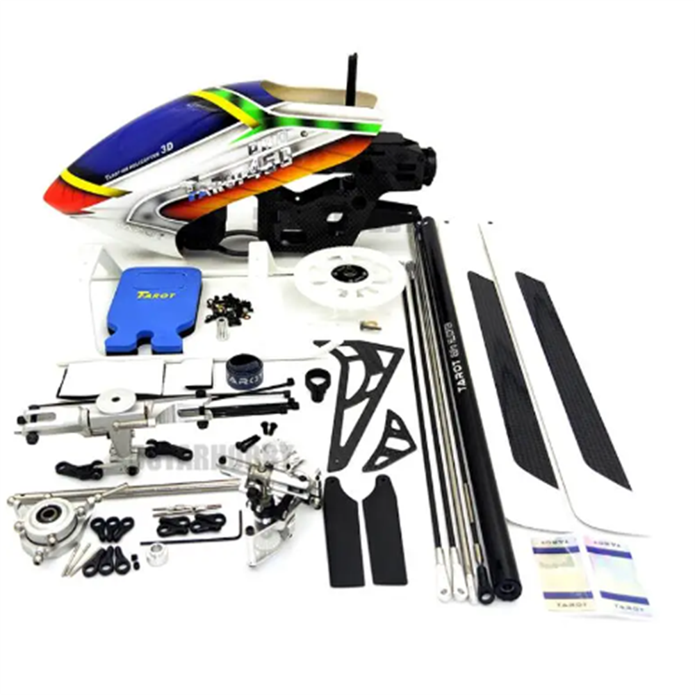 Original TAROT 450 PRO V2 Flybar RC Helicopter Kit with Canopy
