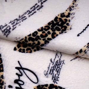 Diseño navideño personalizado Digital impreso poliéster Squish doble cara Minky Poly Knit tela de felpa cepillada para Manta - Product Image 4