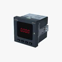 EASTSONG ES72-I Amperímetro Monofásico CA 5A 1A, Medidor de Corriente Digital con Panel LED Rojo, RS485 Modbus RTU, Clase 0.5, IP65, 85-265V
