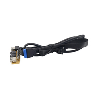 Carcasa de PVC/Plástico Resistente para PC, USB 3.0, Audio HD, PCB Tipo C 2.0, Panel Frontal de Computadora, Cable de Datos USB, Certificado CE