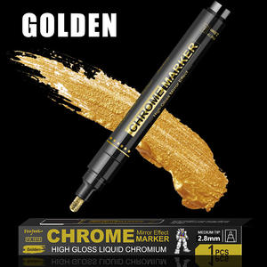 <span class=keywords><strong>Stylo</strong></span> en métal chromé pour retouche de peinture automobile, <span class=keywords><strong>stylo</strong></span> de galvanoplastie pour figurines de modèles, marqueur anti-rayures, <span class=keywords><strong>stylo</strong></span> chromé - Product Image 6