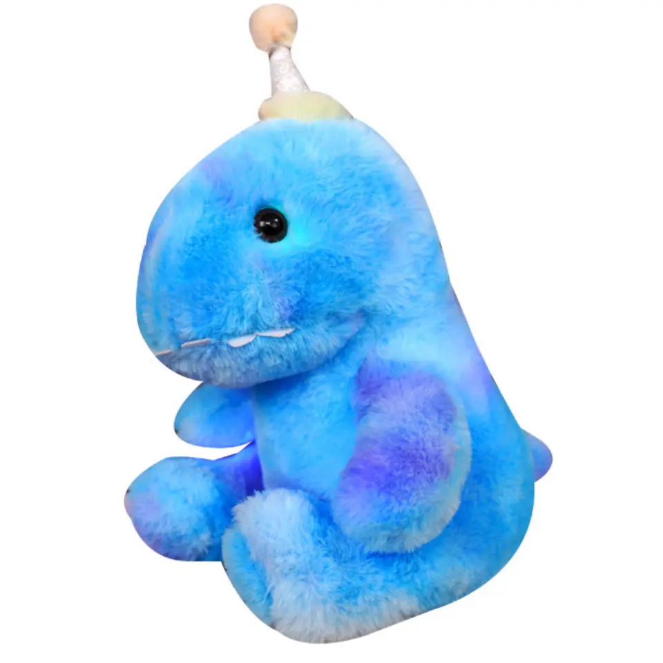 Yiwu Allo Cpc Kawaii Companion Baby Kids Soft Toy Gift Stuffed Animal Plush Dinosaur With Led